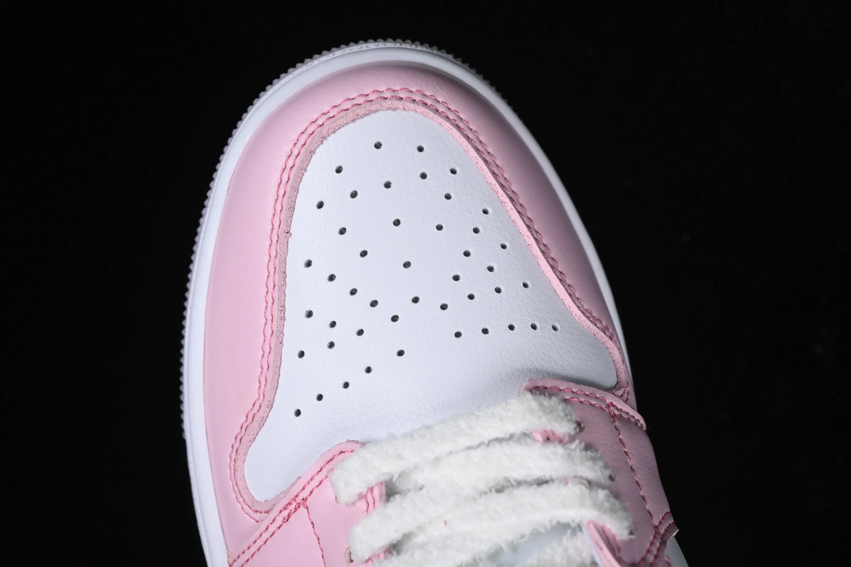 All categories Air Jordan Jordan series basketball shoes Air Jordan 1 Low Z version Air Jordan 1 Low "White/Pink Foam/Glacier Blue" AJ1 Joe 1 Valentine's Day low-top cultural casual sneakers HM3706-141